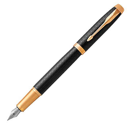 1931646 Перьевая ручка Parker (Паркер) IM Premium Black/Gold GT F