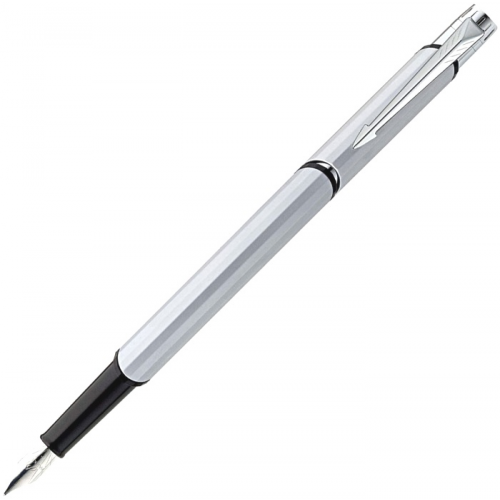 Перьевая ручка parker facet f180, matt chrome ct (перо f)