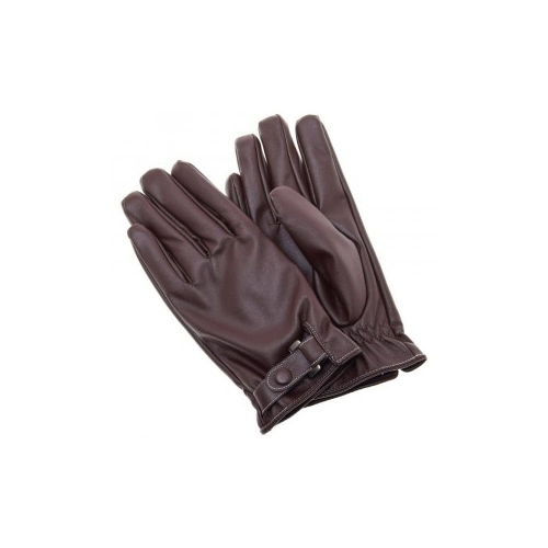 Epik Кожаные мужские перчатки RHDS для сенсорных экранов (Коричневый)