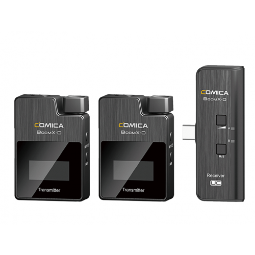 Comica BoomX-D UC2 (TX+TX+RX) - Беспроводной микрофон для смартфонов USB Type-C