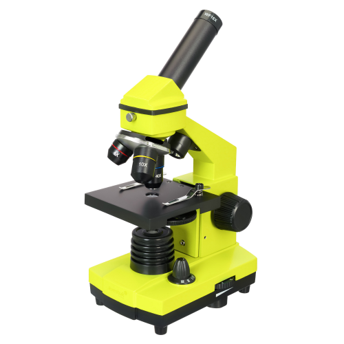Микроскоп Levenhuk (Левенгук) Rainbow 2L PLUS Lime\Лайм