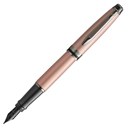 Waterman 2119261 Ручка перьевая Expert DeLuxe, Metallic Rose Gold RT (Перо F)