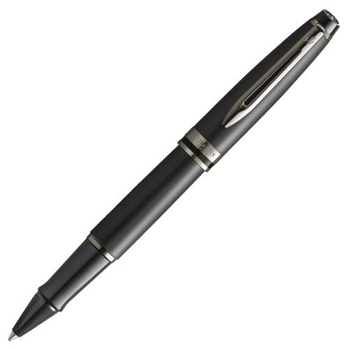 Waterman 2119190 Ручка-роллер Expert DeLuxe, Metallic Black RT