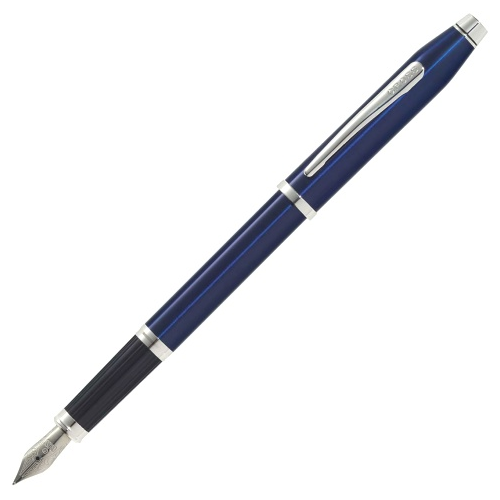 Cross AT0086-103MS Перьевая ручка Century II, Blue lacquer CT (Перо М)