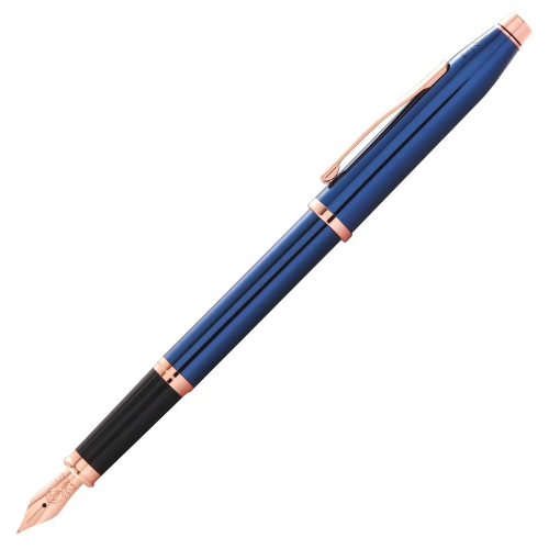 Cross AT0086-138FF Перьевая ручка Century II Translucent Cobalt Blue Lacquer, перо F