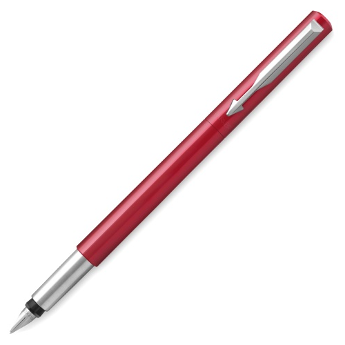 Parker 2025420 Ручка перьевая Vector Standard F01 Red CT (Перо F)