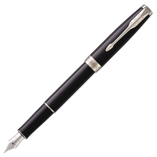 Parker 1931499 Ручка перьевая Sonnet Core F530, Lacquer Black СT (Перо F)