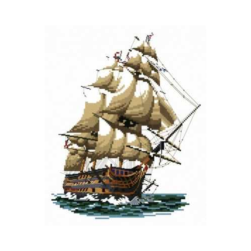 Набор для вышивания Белоснежка 1001-14 Корабль "Виктория"