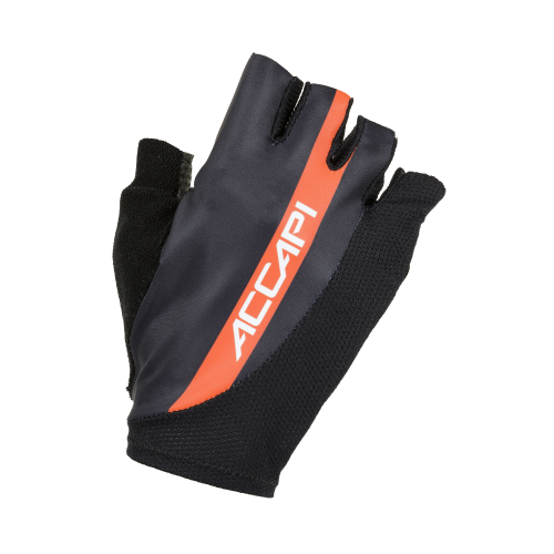 Перчатки Велосипедные Accapi Fingerless Cycling Gloves Anthracite/Red