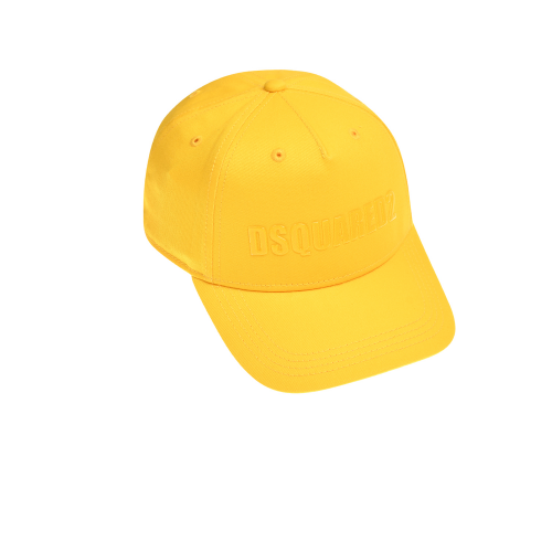 Бейсболка с лого в тон, желтая Dsquared2