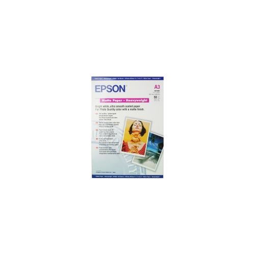 EPSON C13S041261 бумага матовая А3 (297 x 420 мм) 167 г/м2, 50 листов