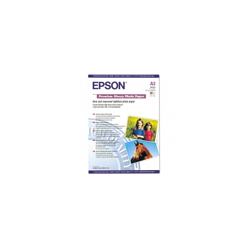 EPSON C13S041315 фотобумага глянцевая А3 (297 x 420 мм) 255 г/м2, 20 листов