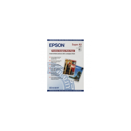 EPSON C13S041328 фотобумага полуглянцевая А3+ (329 x 483 мм) 251 г/м2, 20 листов
