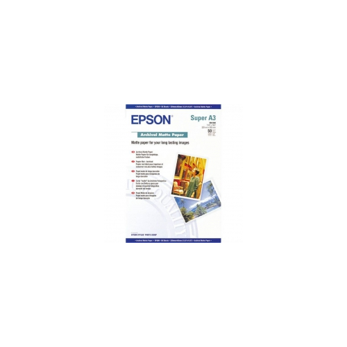 EPSON C13S041340 бумага матовая архивная А3+ (329 x 483 мм) 192 г/м2, 50 листов