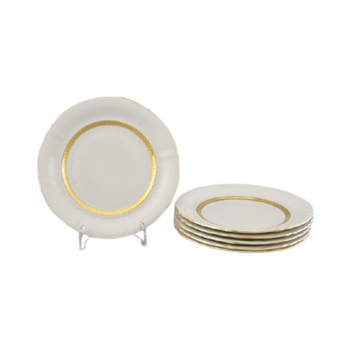 Набор тарелок десертных Соната Изящное золото, 19 см, 6 шт. 07160319-1239 Leander