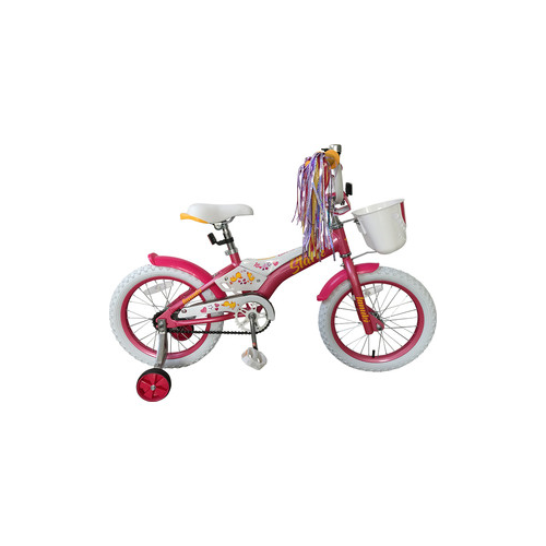 Велосипед Stark 19 Tanuki 16 Girl розовый/белый