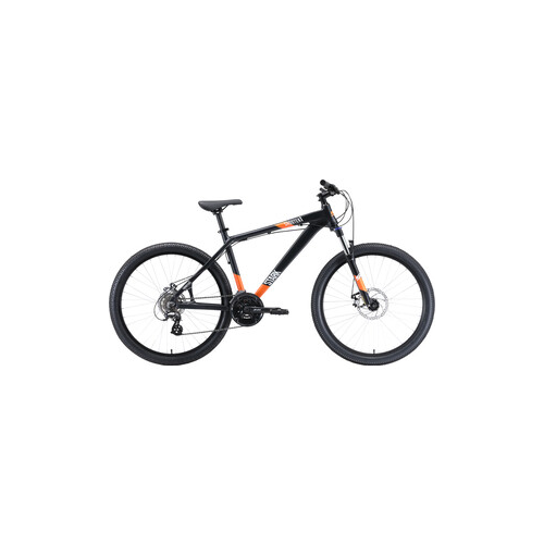 Велосипед Stark Shooter 1 (2020) чёрный/белый/оранжевый 16''