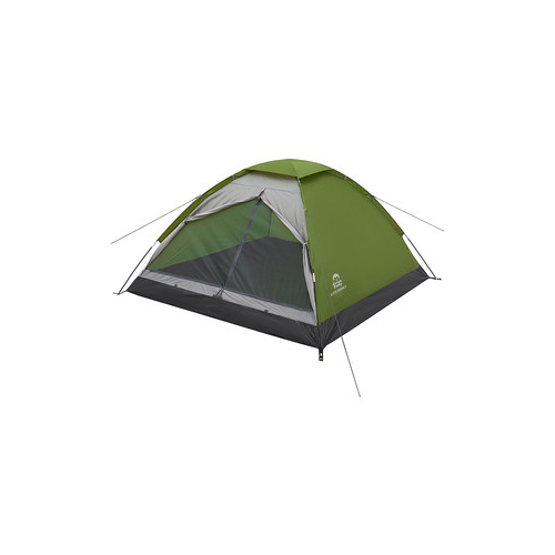 Палатка Jungle Camp двухместная Lite Dome 2, цвет- зеленый/серый