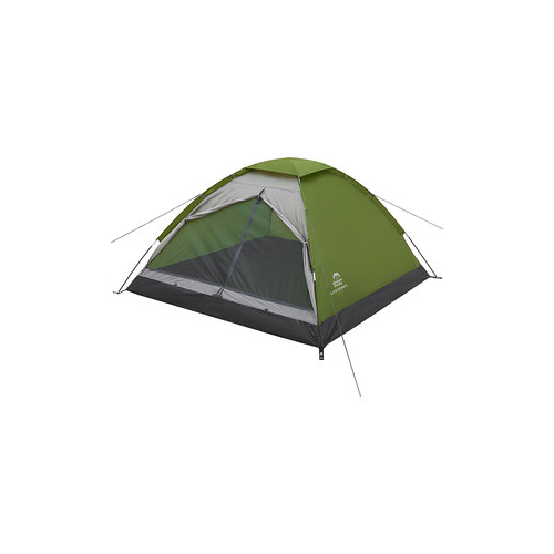 Палатка Jungle Camp четырехместная Lite Dome 4, цвет- зеленый/серый