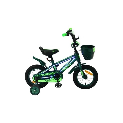 Велосипед BIBITU 12 TURBO, зеленый