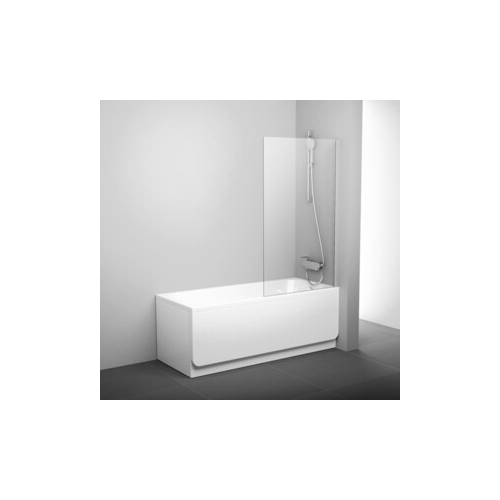 Шторка на ванну Ravak Pivot PVS1-80 прозрачная, белый (79840100Z1)