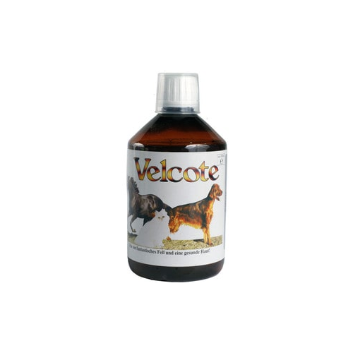 Пищевая добавка Grau Velcote масло для приёма внутрь улучшает состояние кожи и шерсти для собак, кошек и лошадей 250мл (01201)