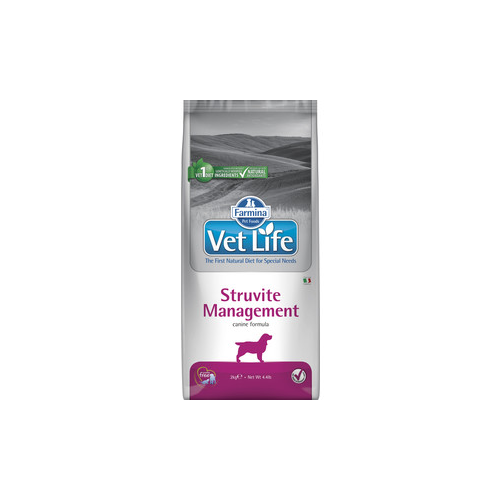 Сухой корм Farmina Vet Life Struvite Management Canine диета при МКБ струвитного типа для собак 2кг