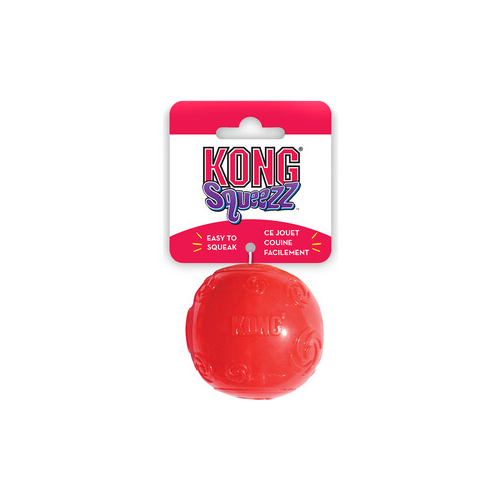 Игрушка KONG Squeezz Ball Extra Large ''Мячик'' очень большой 9см резиновый с пищалкой для собак