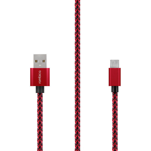 Кабель Rombica Digital AB-04 USB-MicroUSB 2 м красный
