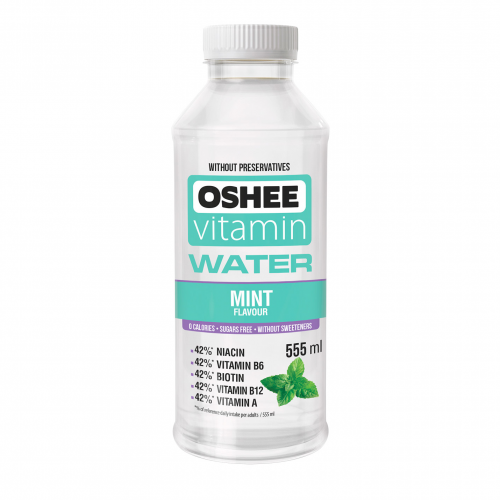 Напиток негазированный Oshee Vitamin Water Mint со вкусом мяты 555 мл