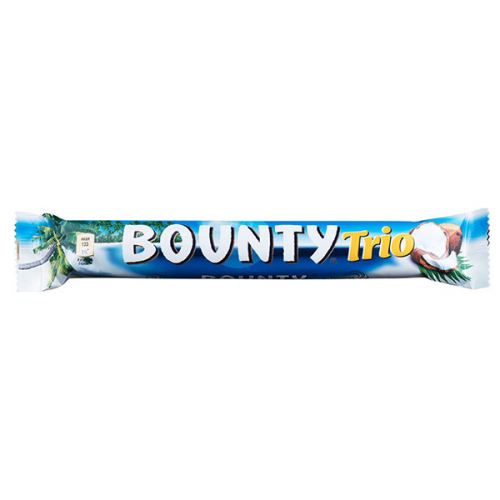 Шоколадный батончик Bounty Трио 82,5 гр