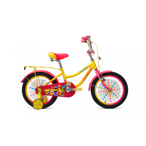 Детский велосипед FORWARD FUNKY 16" 2019 (Рост: 100-118 см, Цвет: желтый) Forward