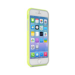 Чехол Puro для iPhone 6 Plus BUMPER (с защитной пленкой) зеленый
