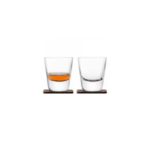 Набор из 2 стаканов с деревянными подставками LSA International Arran Whisky 250 мл