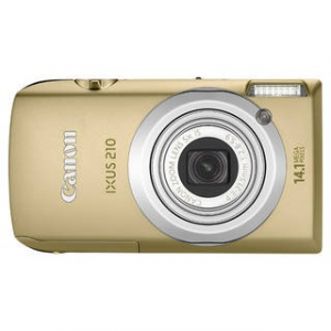 АКЦИЯ!!! Фотоаппарат Canon DIGITAL IXUS 210 IS Gold - 14 MPix,5xZOOM, оптический стабилизатор, SD/SDHC,HDMI