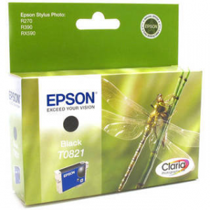 Картридж Epson C13T11214A10/С13T08214A T0821 для Stylus Photo R270/290/RX590 черный