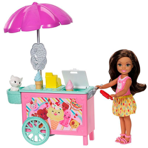 Кукла Mattel Barbie FDB33 Барби "Челси и набор мебели"