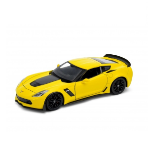 Игрушечные машинки и техника Welly 24085 Велли Модель машины 1:24 Chevrolet Corvette