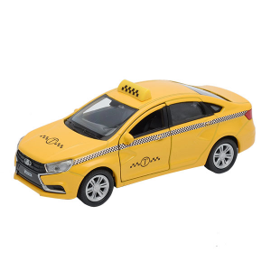 Машинка Welly Велли LADA Vesta такси 1:34-39