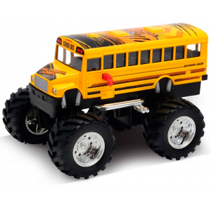 Машинка Welly 47006S Велли Модель машины 1:34-39 School Bus Big Wheel Monster