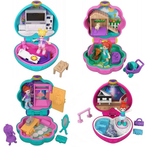 Игровые наборы и фигурки для детей Mattel Polly Pocket Компактные