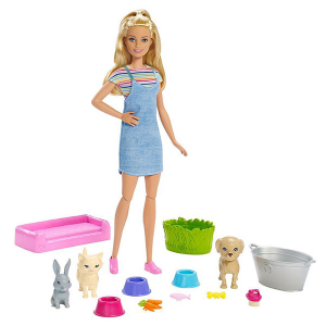 Игровой набор с куклой Barbie Домашние питомцы