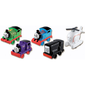 Наборы игрушечных железных дорог, локомотивы, вагоны Mattel Thomas&Friends Томас и друзья Веселые друзья-паровозики