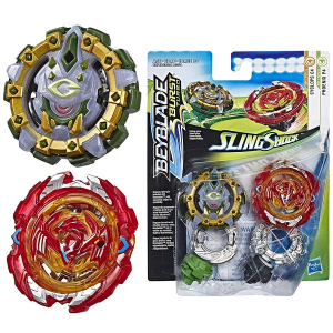 Игровые наборы Hasbro Bey Blade Бейблэйд Игровой набор 2 волчка СлингШок