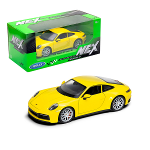 Игрушечные машинки и техника Welly 24099 Велли Модель машины 1:24 Porsche 911 Carrera 4S