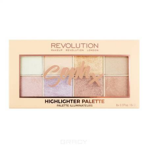 Makeup Revolution Soph Highlighter Palette Палетка хайлайтеров для лица