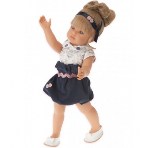 Munecas Antonio Juan Кукла-девочка Белла в синем платье 45 см