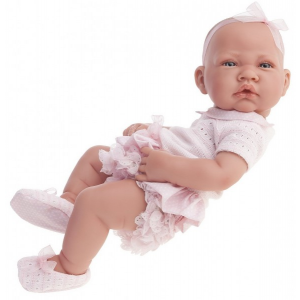 Munecas Antonio Juan Кукла-младенец Эми в розовом 42 см