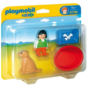 Playmobil Конструктор Плеймобил Девочка с собакой