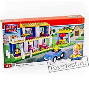 Mega Bloks Blok Town Конструктор Мега Блокс Играем вместе Дом